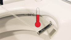 Wassertemperatur regulierbar